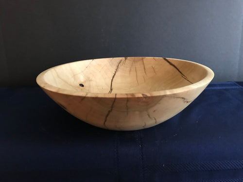 SOLD!!  19-03-002 - Spruce Flat Top Bowl