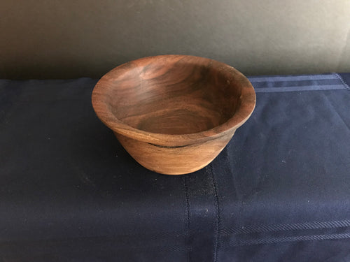 19-03-004 - Walnut Rolled Top Bowl