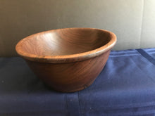 19-05-027 - Rolled Top Walnut Salad Bowl