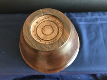 19-05-027 - Rolled Top Walnut Salad Bowl