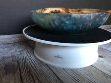 2020 - 20-07-34 - Apple Saucer w/Blue Resin