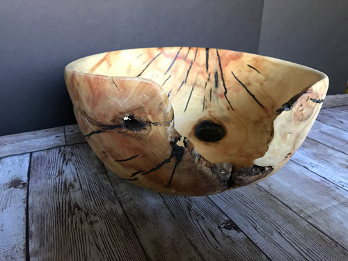 SOLD! - 20-10-48 - LARGE -Box Elder Salad / Fruit Bowl